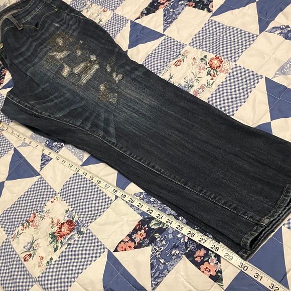 Torrid Premium Boyfriend Jeans with Destruction - Picture 7 of 8
